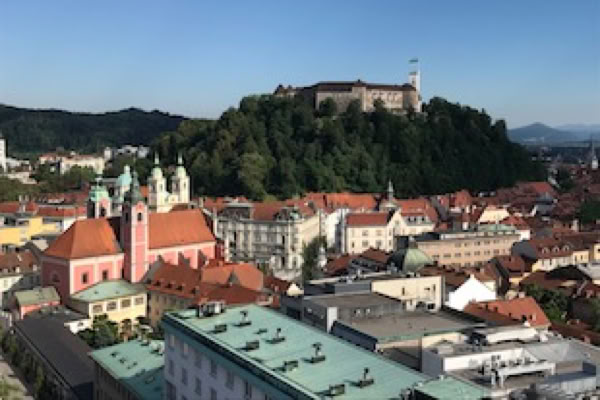 Stadtansicht Lljubljana, Metropolen des Balkans, arte 2019