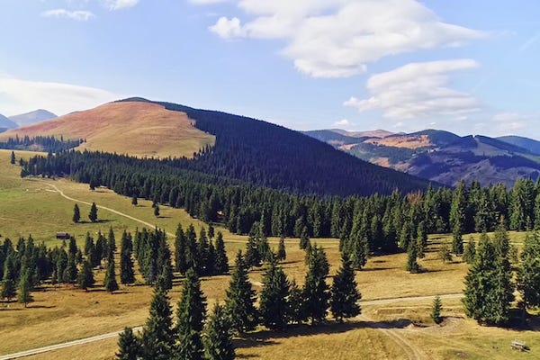 Landschaftsbild vom Rodna Gebirge in Rumänien zum Dokumentarfilm Im Vorgarten der Karpaten. Folge 1 Crisana und Muramares. arte 2020. Produktion: Micafilm